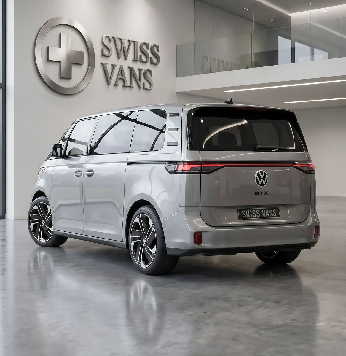 A VW van from our own photo library, relevant to id buzz camper.